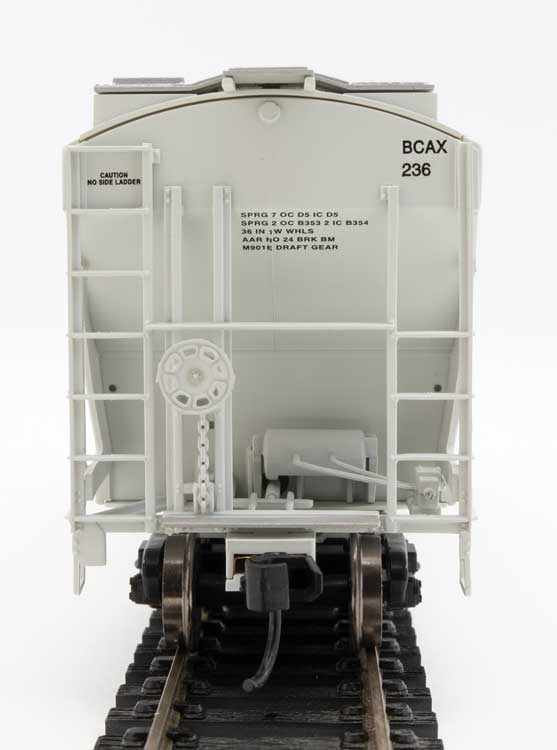 Walthers 910-7566 HO 39' Trinity 3281 2 Bay Covered Hopper Blue Circle Cement BCAX 236