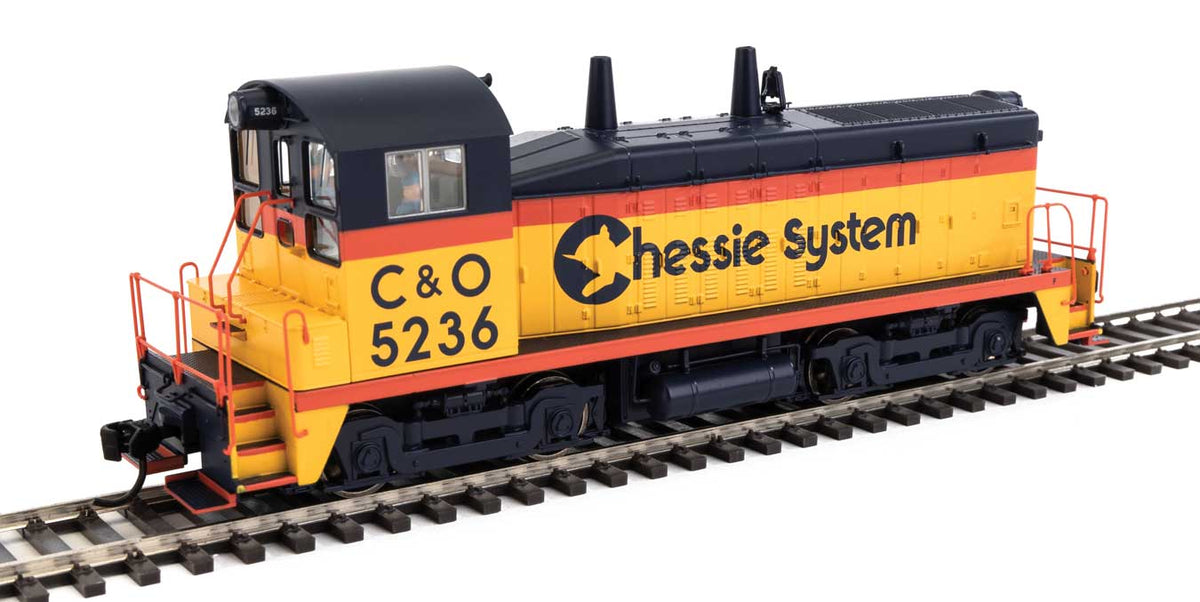 Walthers Mainline 910-10665 HO Scale EMD SW7 Phase II Switcher Chessie System C&O 5239