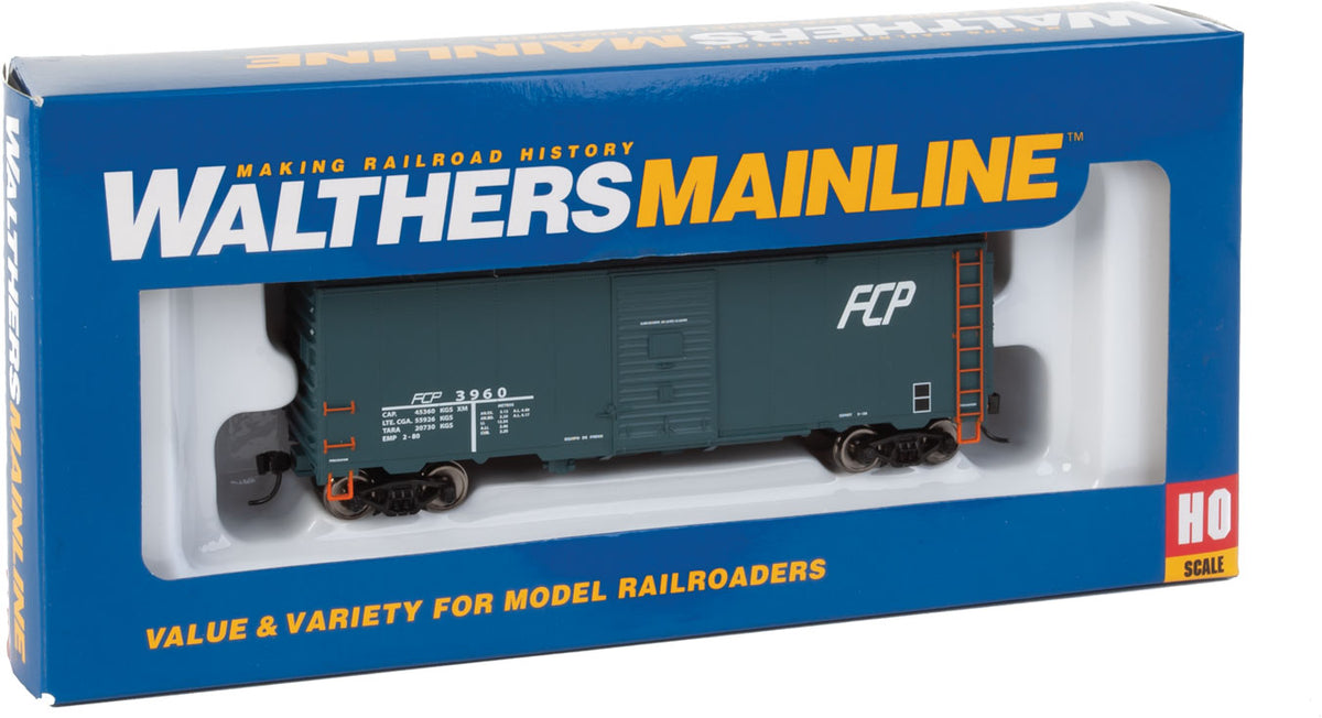 Walthers Mainline 910-1162 HO Scale 40' Modernized AAR 1948 Boxcar Ferrocarril Del Pacifico FCP 3960