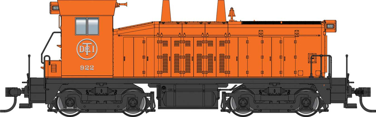 Walthers Mainline 910-20669 HO Scale EMD SW7 Phase II Detroit, Toledo & Ironton DT&I 922 DCC Sound
