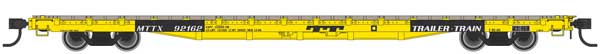 Walthers Mainline 910-5341 60' Pullman Flatcar "General Loading" Trailer Train HTTX 92177