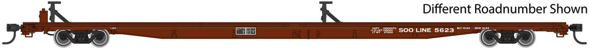Walthers Mainline 910-5493 HO Scale G85 85' Flatcar SOO Line 5649