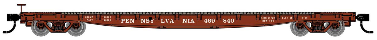 Walthers Mainline 910-6622 53' GSC Flatcar Pennsylvania PRR 469858