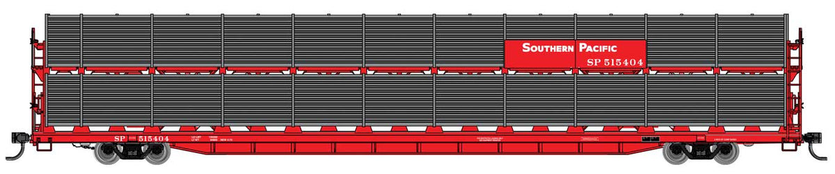 Walthers Mainline 910-8125 HO Scale 89' Bi-Level Shielded Auto Rack Southern Pacific SP 515404