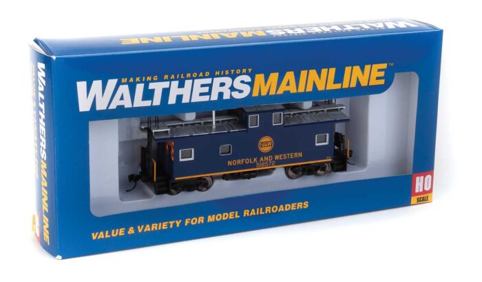 Walthers Mainline 910-8758 HO Scale Wide Vision Caboose Norfolk & Western NW 518572