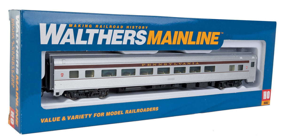  Walthers Mainline 910-30006 HO Scale 85' Budd Large Window Coach Pennsylvania PRR