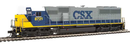  Walthers Mainline 910-19754 HO Scale EMD SD60 Diesel Locomotive CSX 8721 [DCC & Soundtraxx Sound]