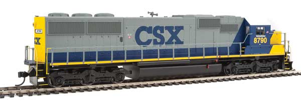  Walthers Mainline 910-19755 HO Scale EMD SD60 Diesel Locomotive CSX 8790 [DCC & Soundtraxx Sound]