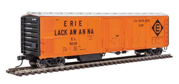  Walthers Mainline 910-3758 HO Scale 50' AAR Mechanical Refrigerator Car Erie Lackawanna EL 5018