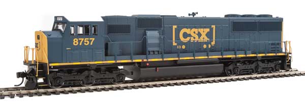  Walthers Mainline 910-9706 HO Scale EMD SD60M Diesel Locomotive CSX 8757