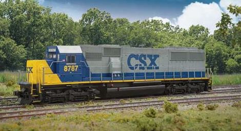  Walthers Mainline 910-9755 HO Scale EMD SD60 Diesel Locomotive CSX 8787