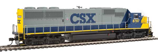  Walthers Mainline 910-9755 HO Scale EMD SD60 Diesel Locomotive CSX 8787