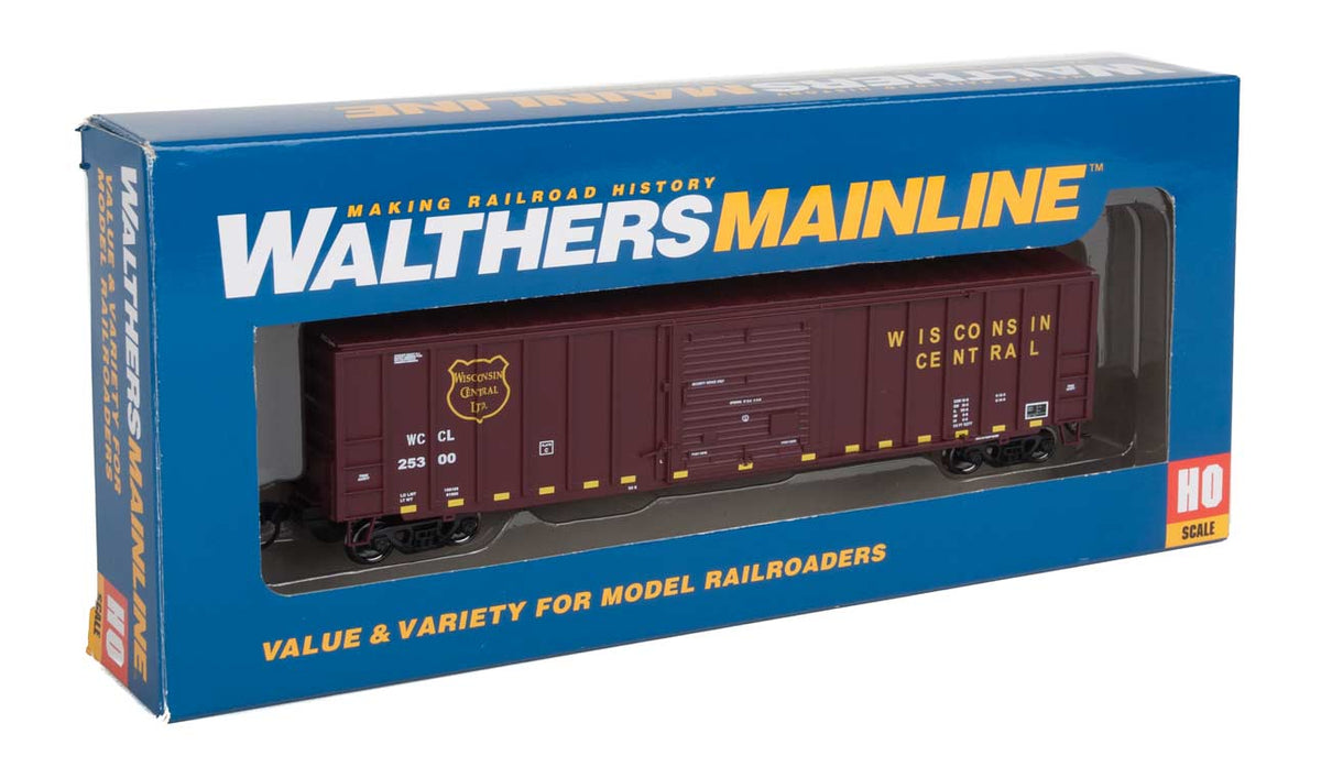  Walthers 910-1844 HO 50' ACF Boxcar Wisconsin Central WC 25300