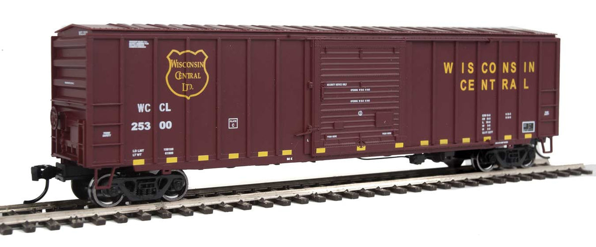  Walthers 910-1844 HO 50' ACF Boxcar Wisconsin Central WC 25300