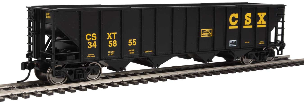  Walthers 910-1988 HO Scale 4 Bay 100 Ton Hopper CSX 345855