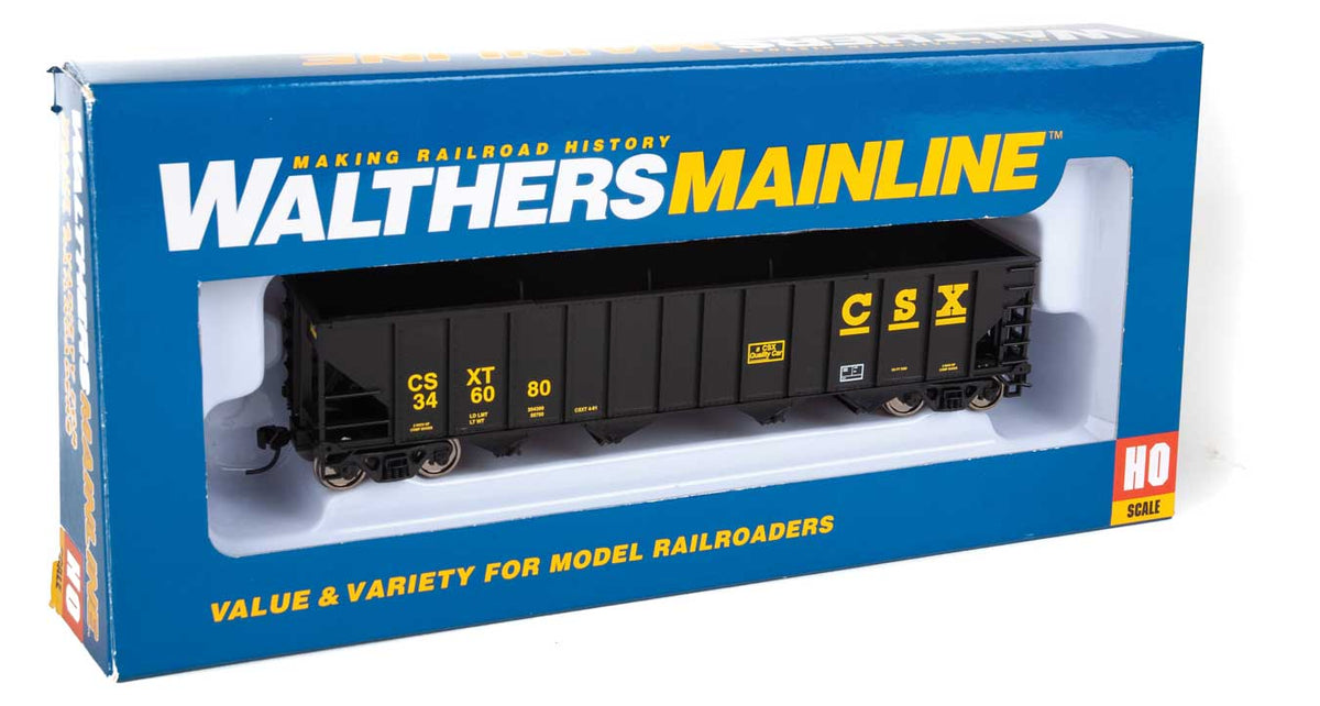  Walthers 910-1990 HO Scale 4 Bay 100 Ton Hopper CSX 346080