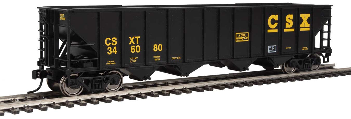  Walthers 910-1990 HO Scale 4 Bay 100 Ton Hopper CSX 346080