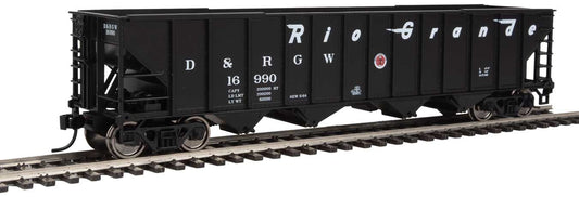  Walthers 910-1993 HO Scale 4 Bay 100 Ton Hopper Rio Grande D&RGW 16990