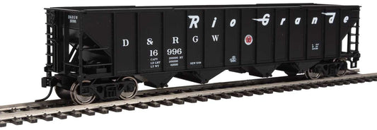  Walthers 910-1994 HO Scale 4 Bay 100 Ton Hopper Rio Grande D&RGW 16996