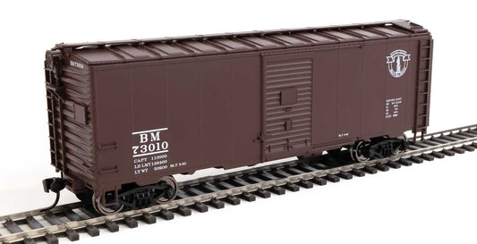  Walthers Mainline 910-2725 HO 40' AAR Modified 1937 Boxcar Boston & Maine BM 73010
