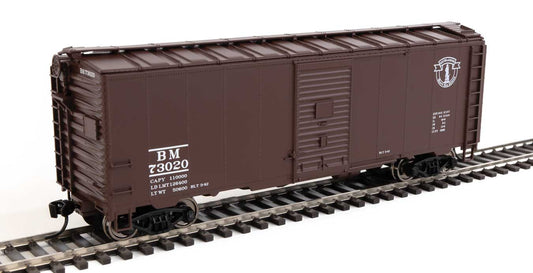  Walthers Mainline 910-2726 HO 40' AAR Modified 1937 Boxcar Boston & Maine BM 73020