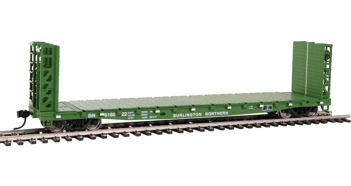  Walthers 910-5906 HO GSC Bulkhead Flatcar Burlington Northern BN 616047
