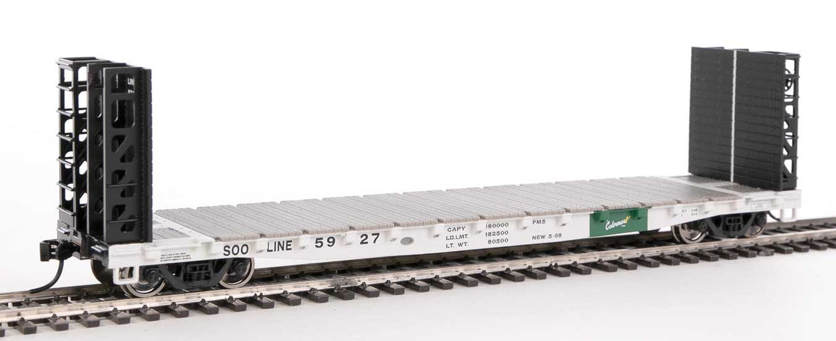  Walthers 910-5914 HO GSC Bulkhead Flatcar SOO Line 5927