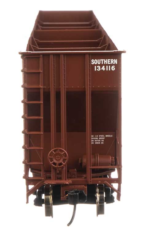  Walthers Mainline 910-6783 HO Scale Greenville 7,000 Cu Ft Woodchip Hopper "Brown" Southern 134240