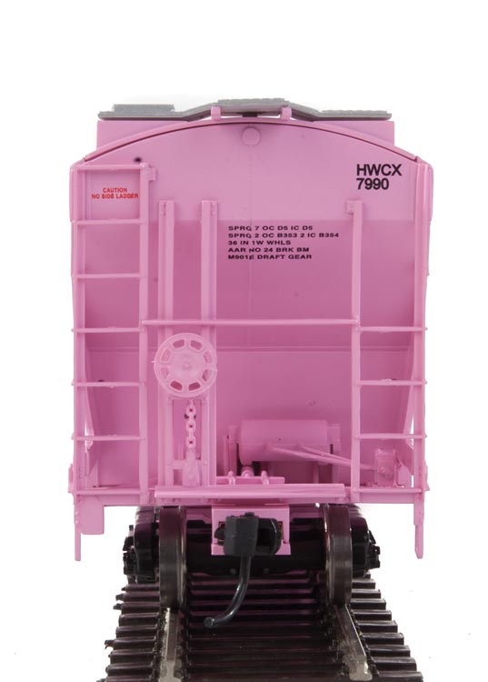  Walthers 910-7537 HO 39' Trinity 3281 2-Bay Covered Hopper HWCX 7990 - USED