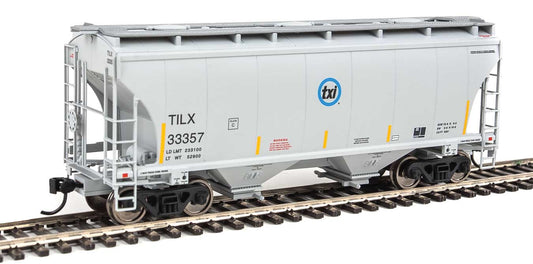  Walthers 910-7549 HO 39' Trinity 3281 2-Bay Covered Hopper Txi TILX 33357