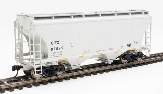  Walthers 910-7572 HO 39' Trinity 3281 2 Bay Covered Hopper CIT Group CITX 87575