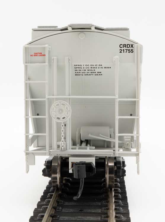  Walthers 910-7573 HO 39' Trinity 3281 2 Bay Covered Hopper CRDX 21755