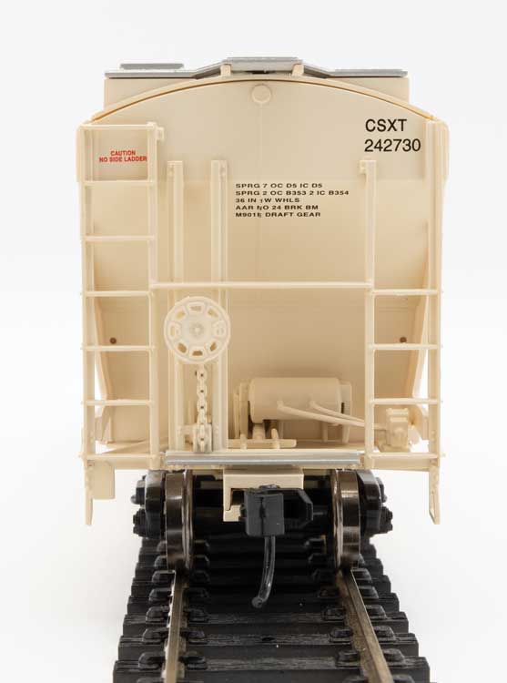  Walthers 910-7579 HO 39' Trinity 3281 2 Bay Covered Hopper Boxcar Logo CSXT 242730