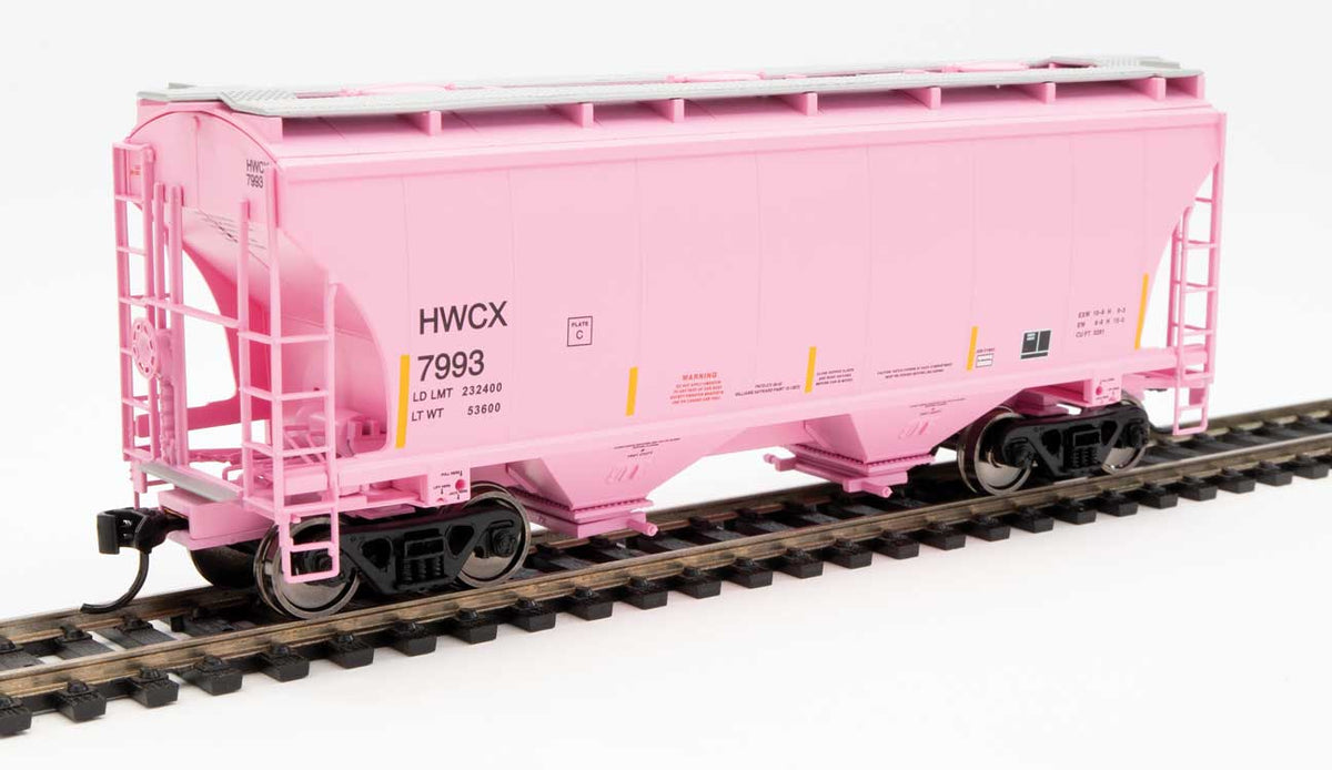  Walthers 910-7581 HO 39' Trinity 3281 2 Bay Covered Hopper Haliburton HWCX 7993
