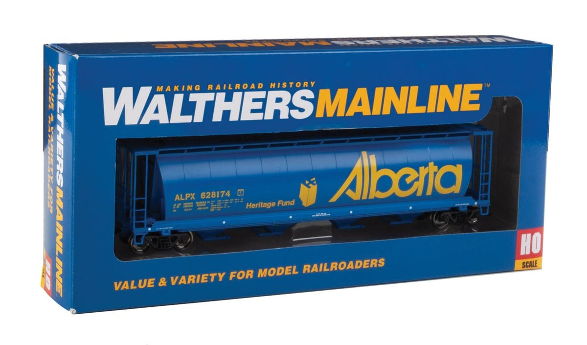  Walthers 910-7804 HO 59' Cylindrical Hopper Alberta ALPX 628174