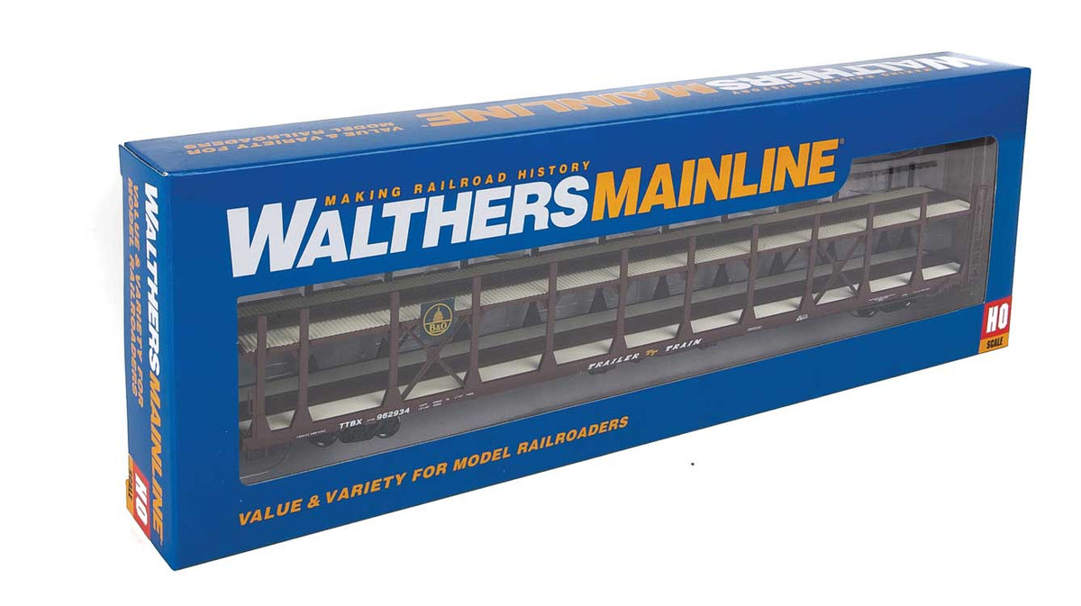  Walthers 910-8006 HO Scale Bi- Level Open Auto Carrier Baltimore & Ohio B&O 962934