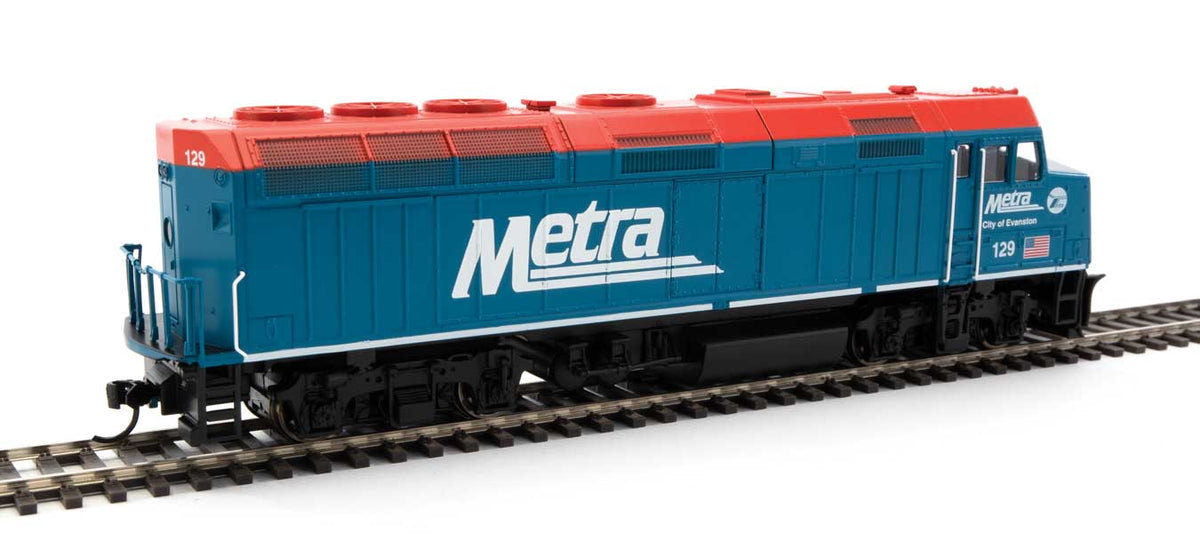  Walthers 910-9473 HO Scale EMD F40PH Metra 129