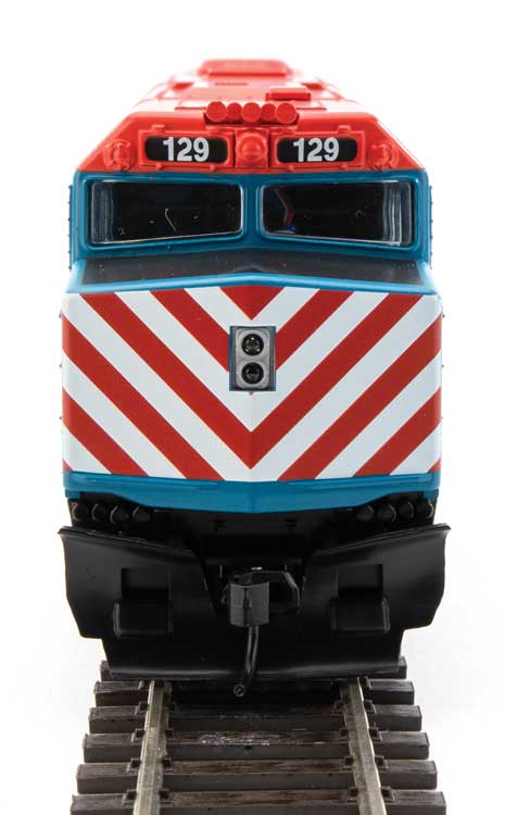  Walthers 910-9473 HO Scale EMD F40PH Metra 129