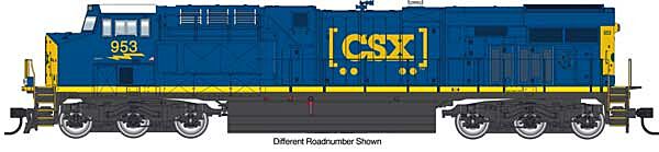  Walthers Mainline 910-10204 HO Scale GE ES44AC GEVO Diesel Locomotive CSX 977