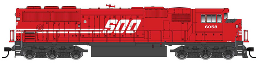  Walthers Mainline 910-10321 HO EMD SD60m SOO Line 6058