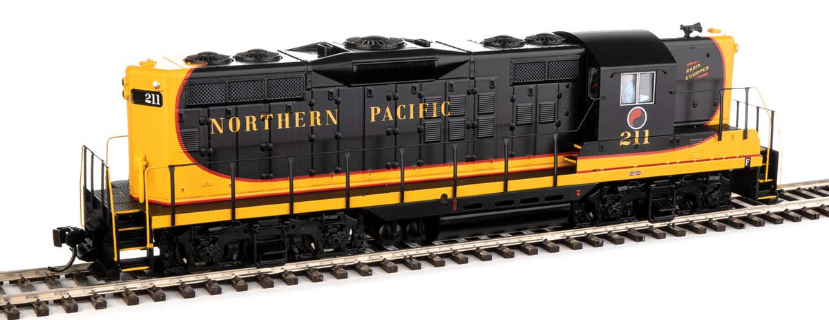 Walthers Mainline 910-10486 HO Scale EMD GP9 High Hood Northern Pacific NP 211