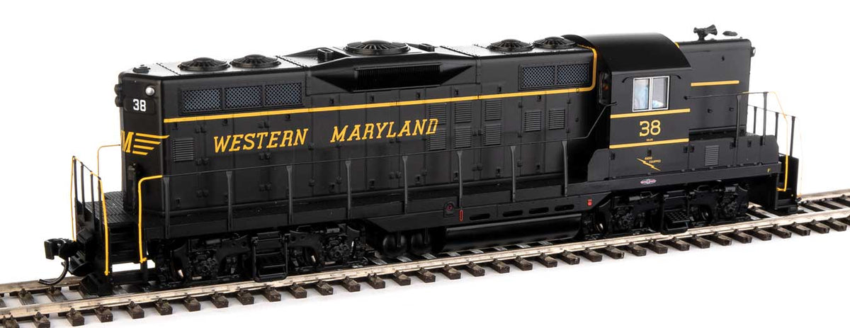  Walthers Mainline 910-10490 HO Scale EMD GP9 High Hood Western Maryland WM 38