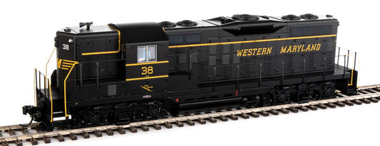  Walthers Mainline 910-10490 HO Scale EMD GP9 High Hood Western Maryland WM 38