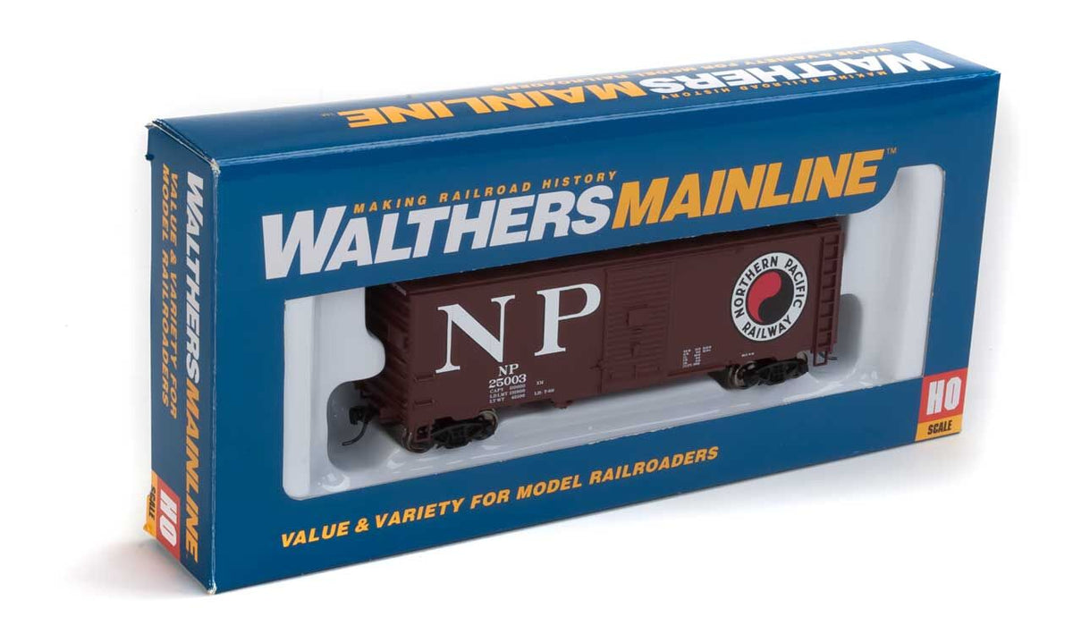  Walthers Mainline 910-1346 HO Scale 40' AAR Boxcar Northern Pacific NP 25003