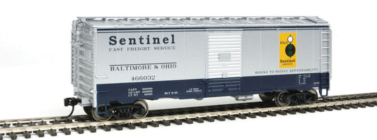  Walthers Mainline 910-1763 40' AAR Boxcar "Sentinel Scheme" Baltimore & Ohio B&O 466032 - NOS