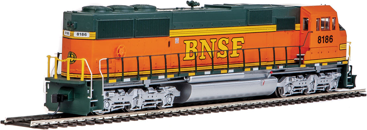  Walthers Mainline 910-19716 HO Scale EMD SD60M Diesel BNSF 8186 DCC & Sound