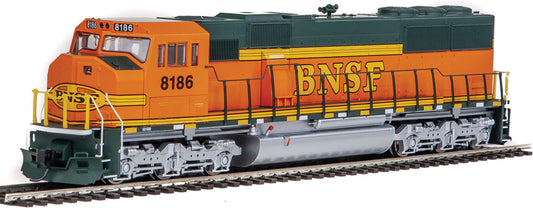  Walthers Mainline 910-19716 HO Scale EMD SD60M Diesel BNSF 8186 DCC & Sound