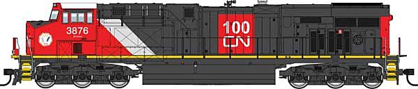  Walthers Mainline 910-20200 HO Scale GE ES44AC GEVO Diesel Canadian National 100th CN 3876 DCC Sound
