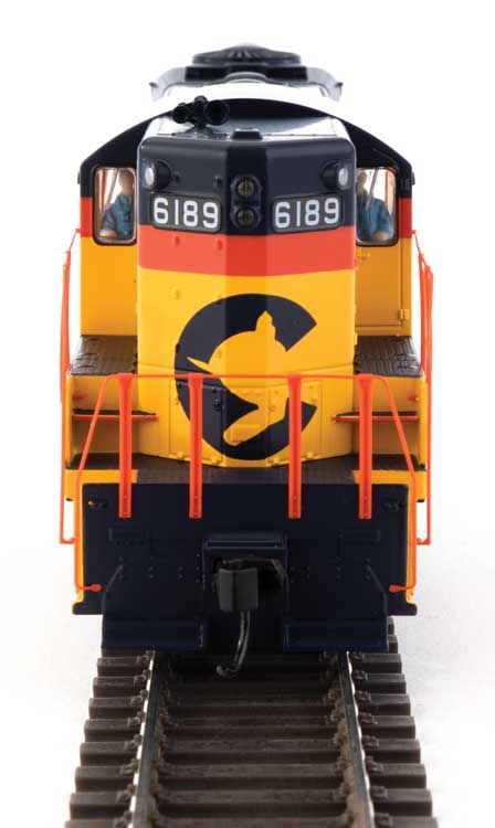  Walthers Mainline 910-20482 HO Scale EMD GP9 Phase II High Hood Chessie/C&O 6189 DCC & Sound