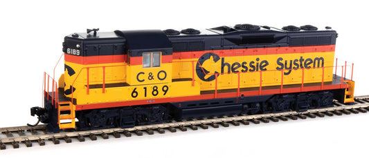  Walthers Mainline 910-20482 HO Scale EMD GP9 Phase II High Hood Chessie/C&O 6189 DCC & Sound